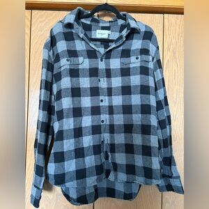 Goodfellow & Co Charcoal and Black Checkered Shirt